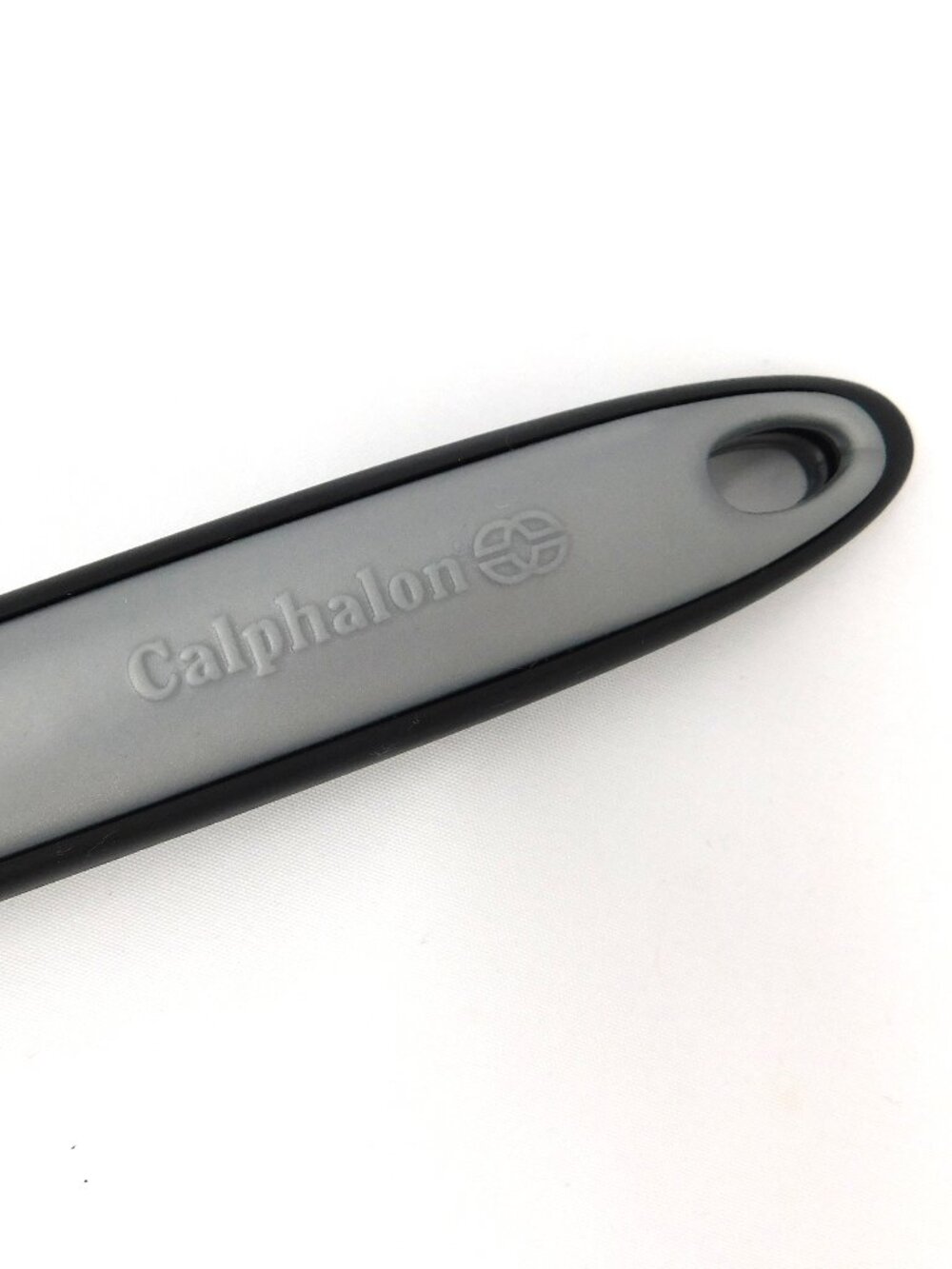 Vintage Calphalon Silver and Black Nylon Solid Serving Spoon 14" - Picture 3 of 4